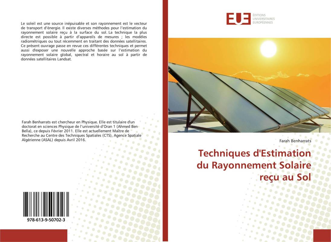 Techniques d'Estimation du Rayonnement Solaire reçu au Sol