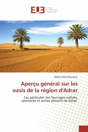 Aperçu général sur les oasis de la région d'Adrar