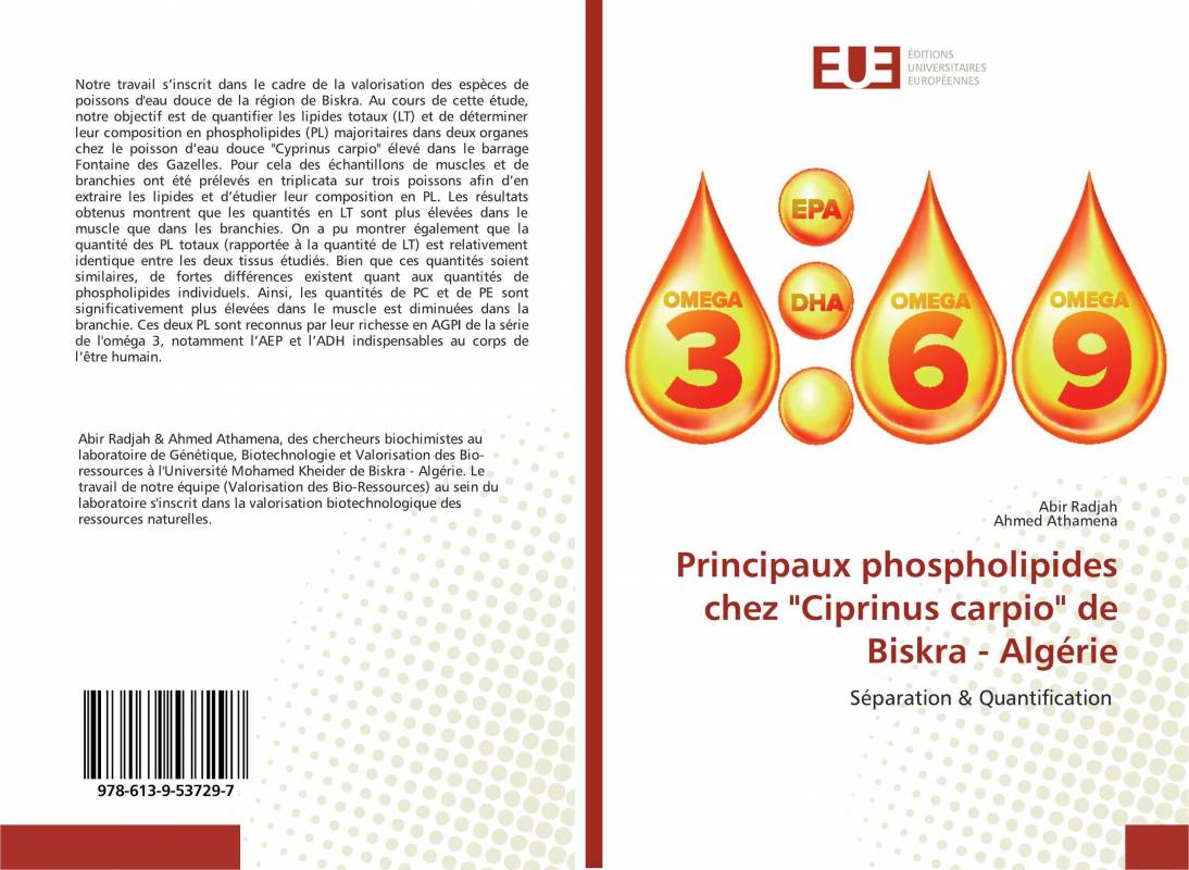 Principaux phospholipides chez "Ciprinus carpio" de Biskra - Algérie