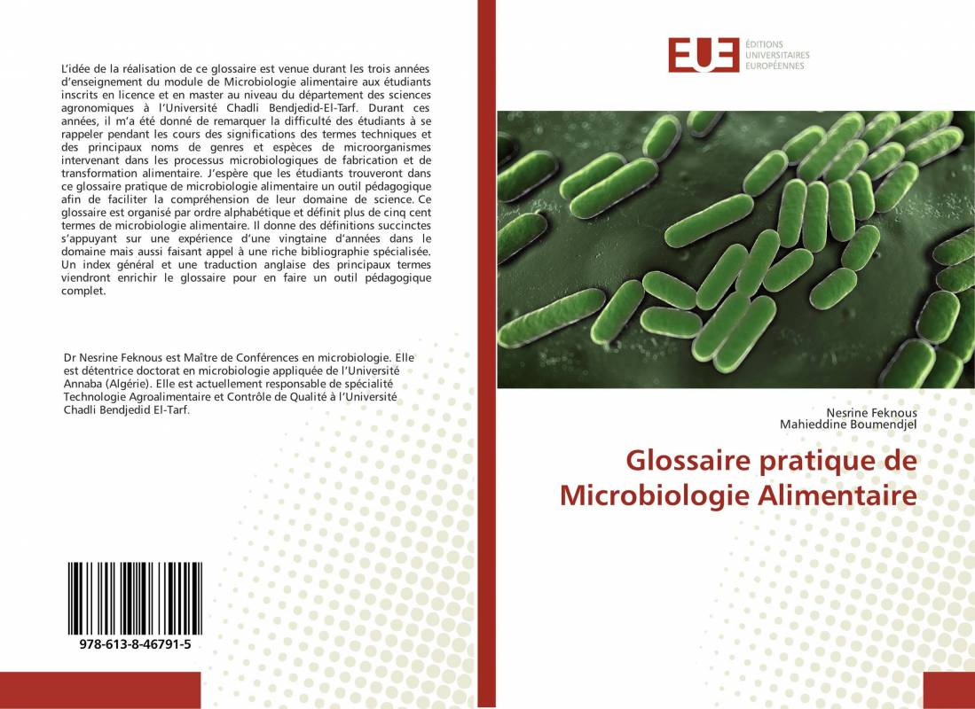 Glossaire pratique de Microbiologie Alimentaire