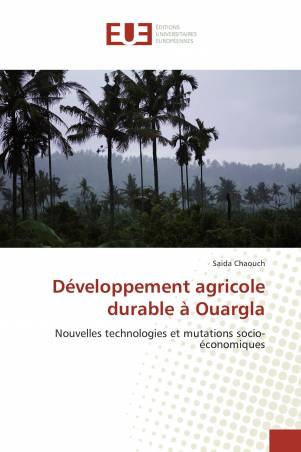 Développement agricole durable à Ouargla