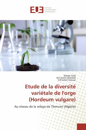 Etude de la diversité variétale de l'orge (Hordeum vulgare)