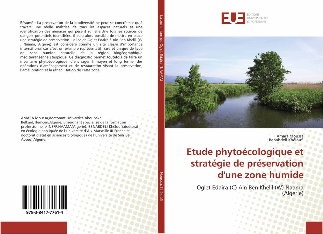 Etude phytoécologique et stratégie de préservation d'une zone humide