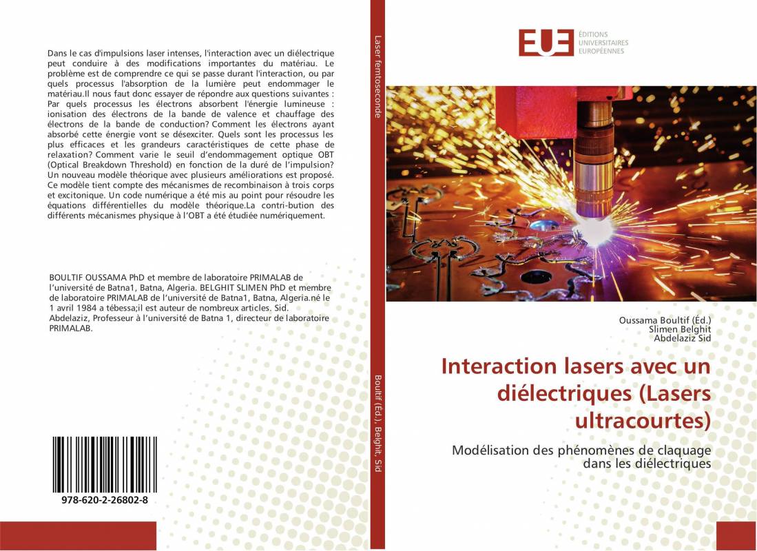 Interaction lasers avec un diélectriques (Lasers ultracourtes)