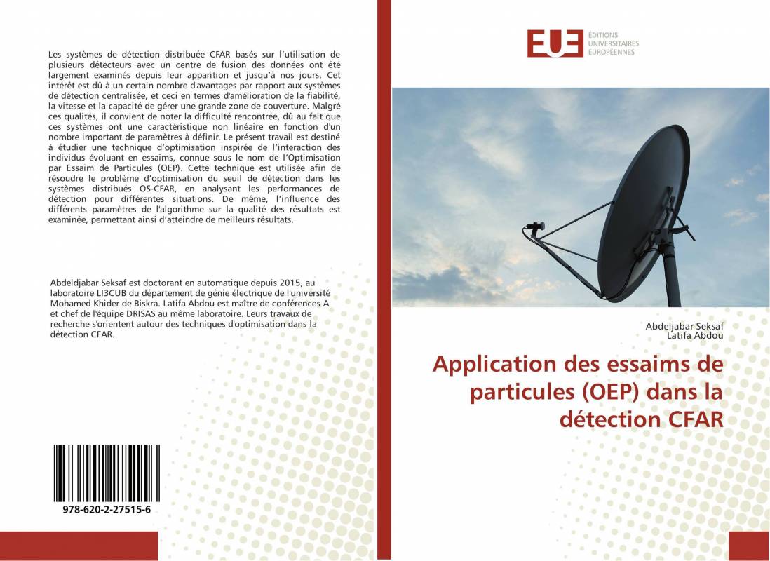 Application des essaims de particules (OEP) dans la détection CFAR