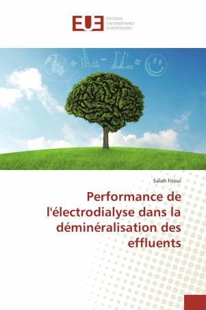 Performance de l'électrodialyse dans la déminéralisation des effluents