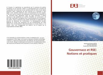 Gouvernace et RSE: Notions et pratiques