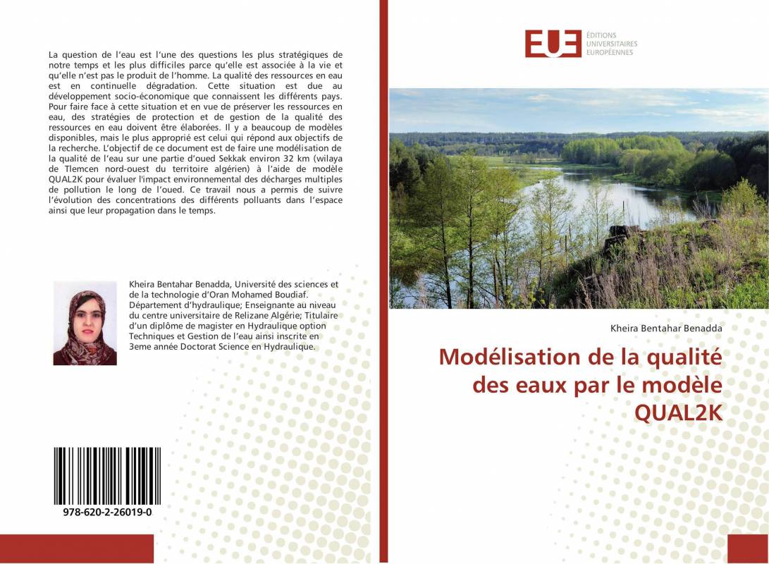 Modélisation de la qualité des eaux par le modèle QUAL2K