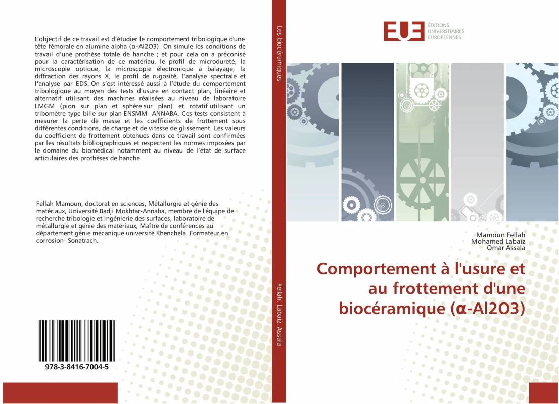 Comportement à l'usure et au frottement d'une biocéramique (α-Al2O3)
