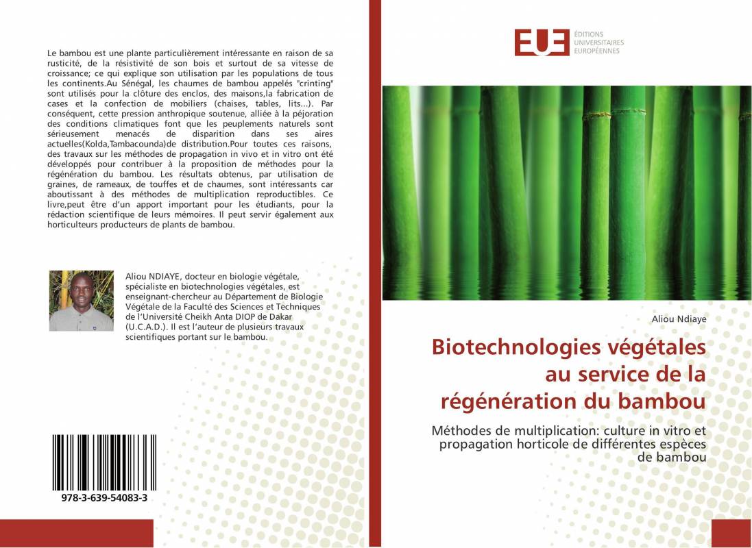 Biotechnologies végétales au service de la régénération du bambou