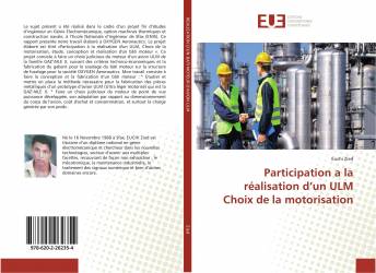 Participation a la réalisation d’un ULM Choix de la motorisation