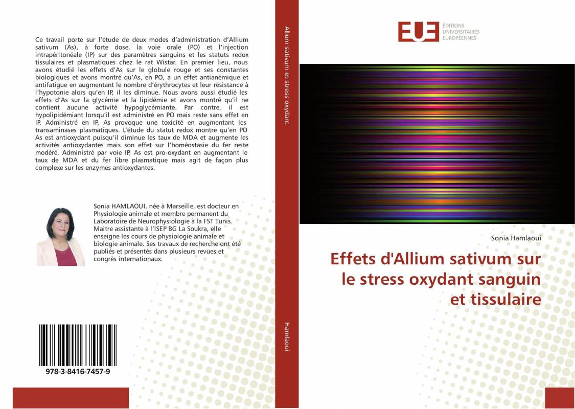 Effets d'Allium sativum sur le stress oxydant sanguin et tissulaire