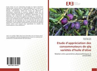 Etude d’appréciation des consommateurs de qlq variétés d’huile d’olive