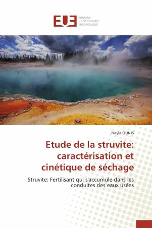 Étude de la struvité: caractérisation et cinétique de séchage