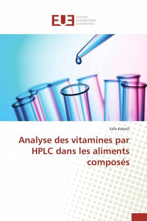 Analyse des vitamines par HPLC dans les aliments composés
