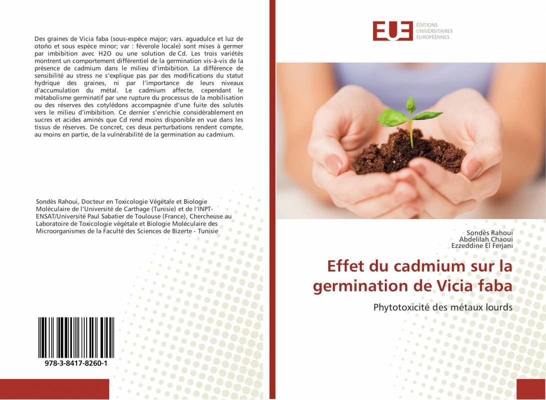 Effet du cadmium sur la germination de Vicia faba