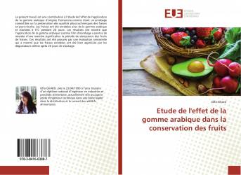 Etude de l'effet de la gomme arabique dans la conservation des fruits