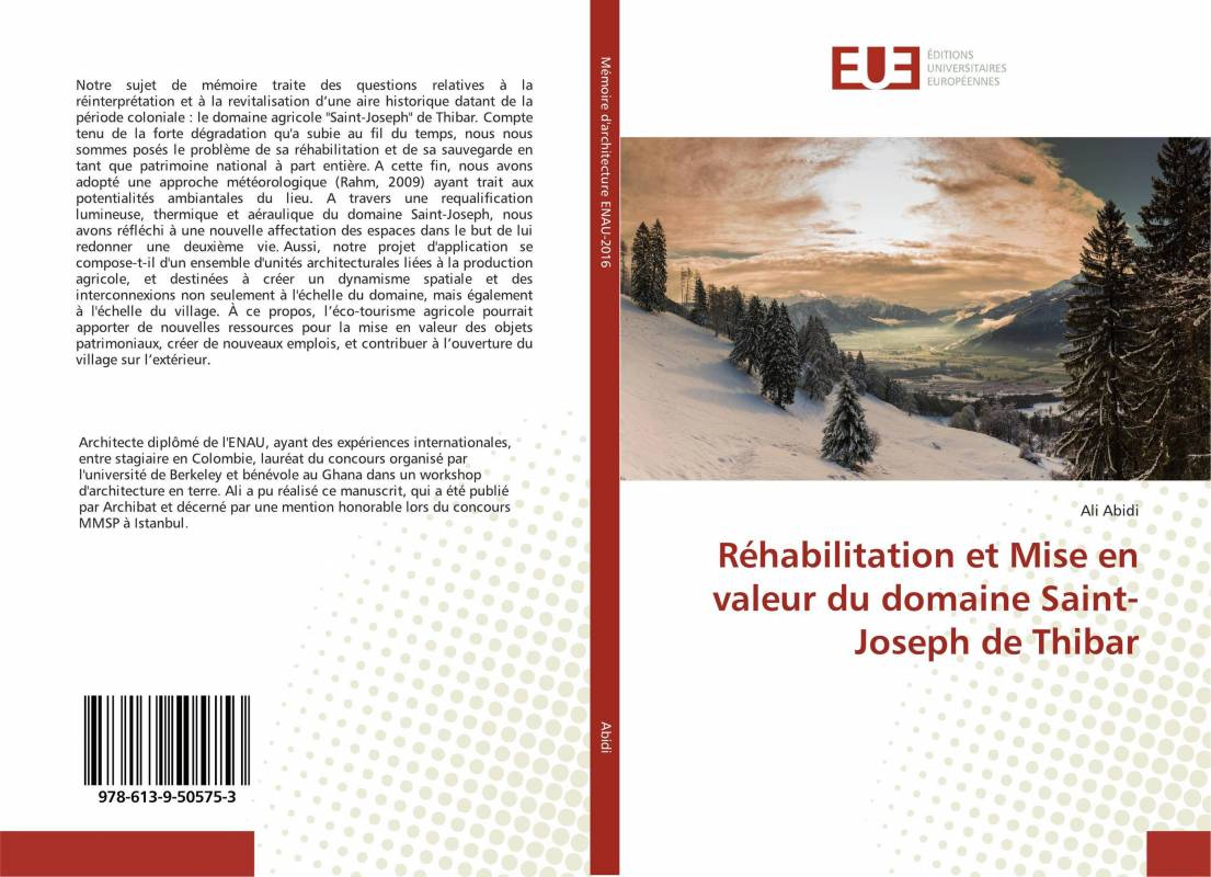 Réhabilitation et Mise en valeur du domaine Saint-Joseph de Thibar