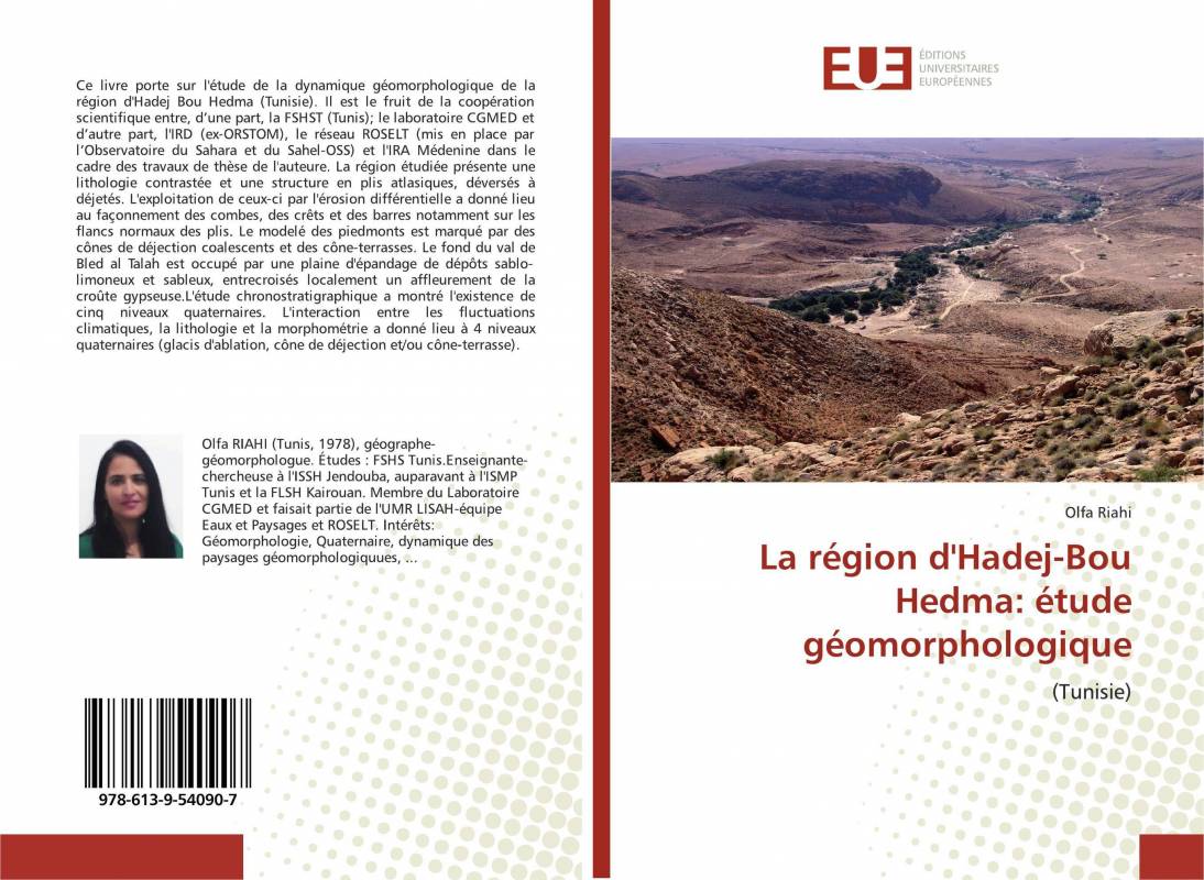 La région d'Hadej-Bou Hedma: étude géomorphologique