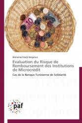 Evaluation du Risque de Remboursement des Institutions de Microcrédit