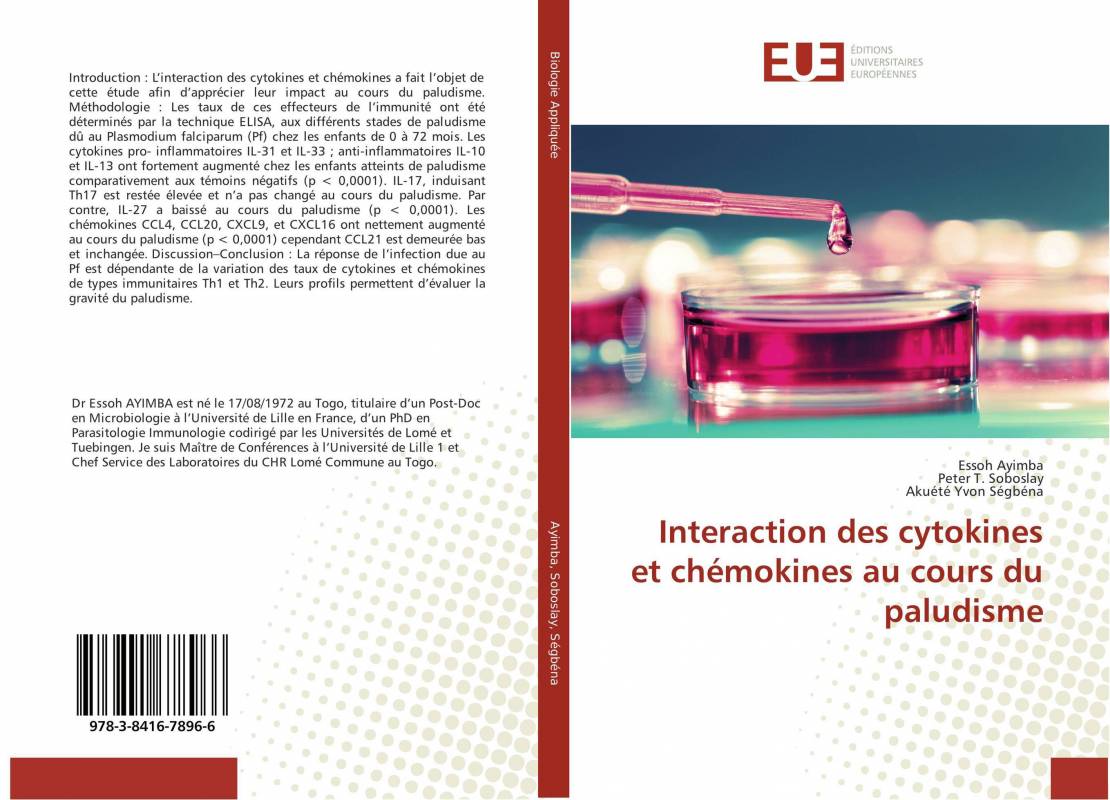 Interaction des cytokines et chémokines au cours du paludisme