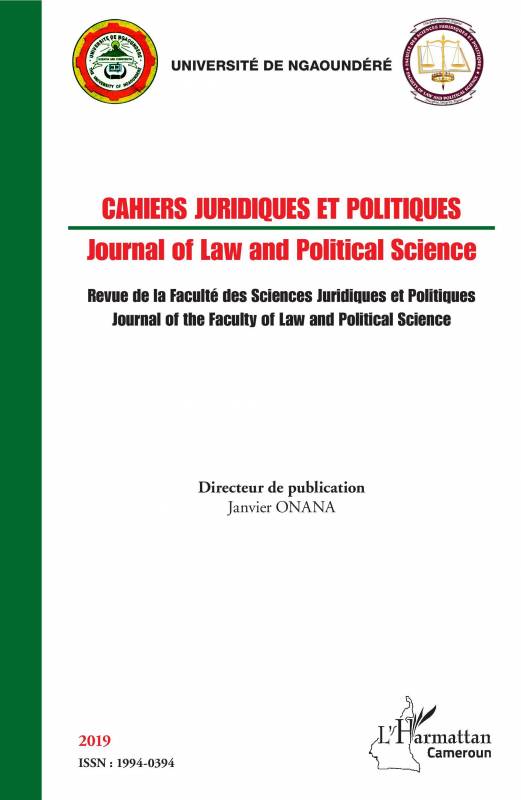 Cahiers juridiques et politiques 2019