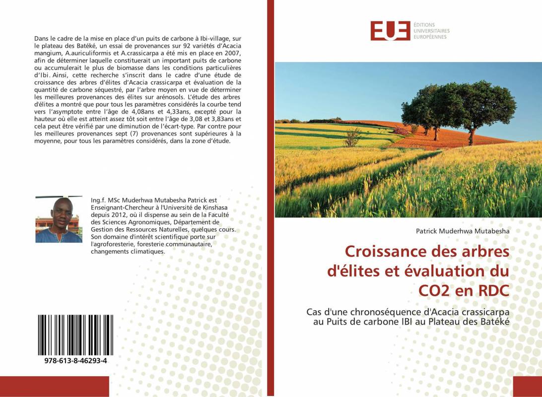 Croissance des arbres d'élites et évaluation du CO2 en RDC