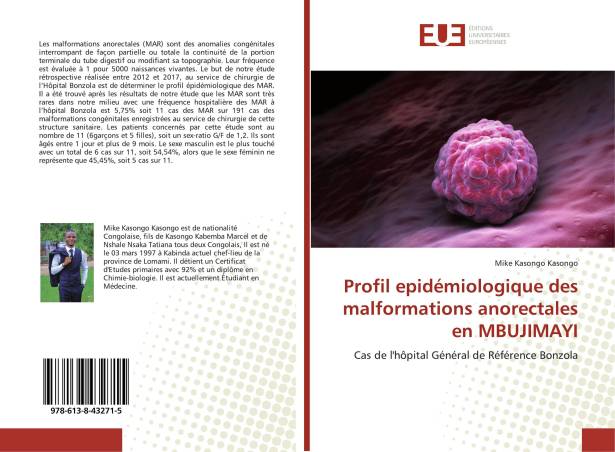 Profil epidémiologique des malformations anorectales en MBUJIMAYI