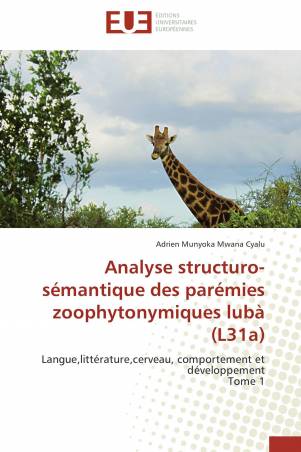 Analyse structuro-sémantique des parémies zoophytonymiques lubà (L31a)