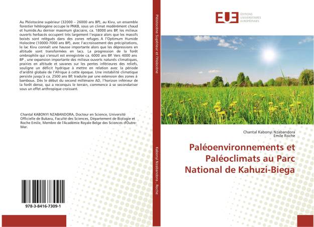 Paléoenvironnements et Paléoclimats au Parc National de Kahuzi-Biega