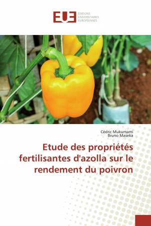 Etude des propriétés fertilisantes d'azolla sur le rendement du poivron
