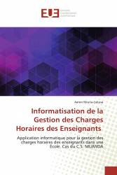 Informatisation de la Gestion des Charges Horaires des Enseignants