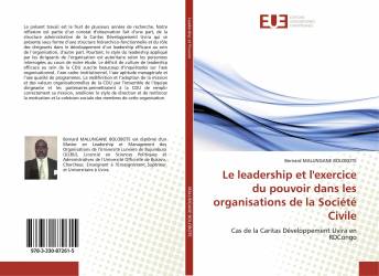 Le leadership et l'exercice du pouvoir dans les organisations de la Société Civile