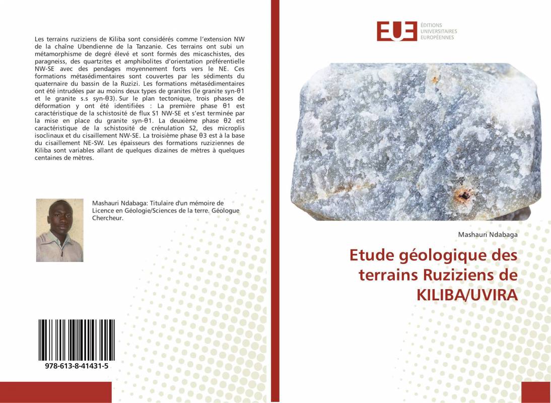 Etude géologique des terrains Ruziziens de KILIBA/UVIRA