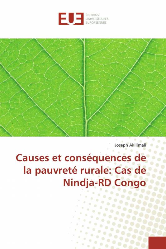 Causes et conséquences de la pauvreté rurale: Cas de Nindja-RD Congo