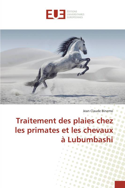 Traitement des plaies chez les primates et les chevaux à Lubumbashi