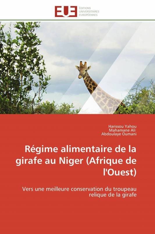Régime alimentaire de la girafe au Niger (Afrique de l'Ouest)