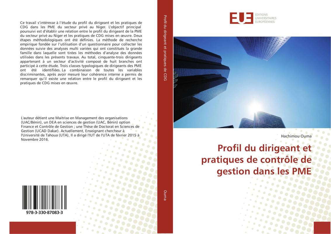 Profil du dirigeant et pratiques de contrôle de gestion dans les PME