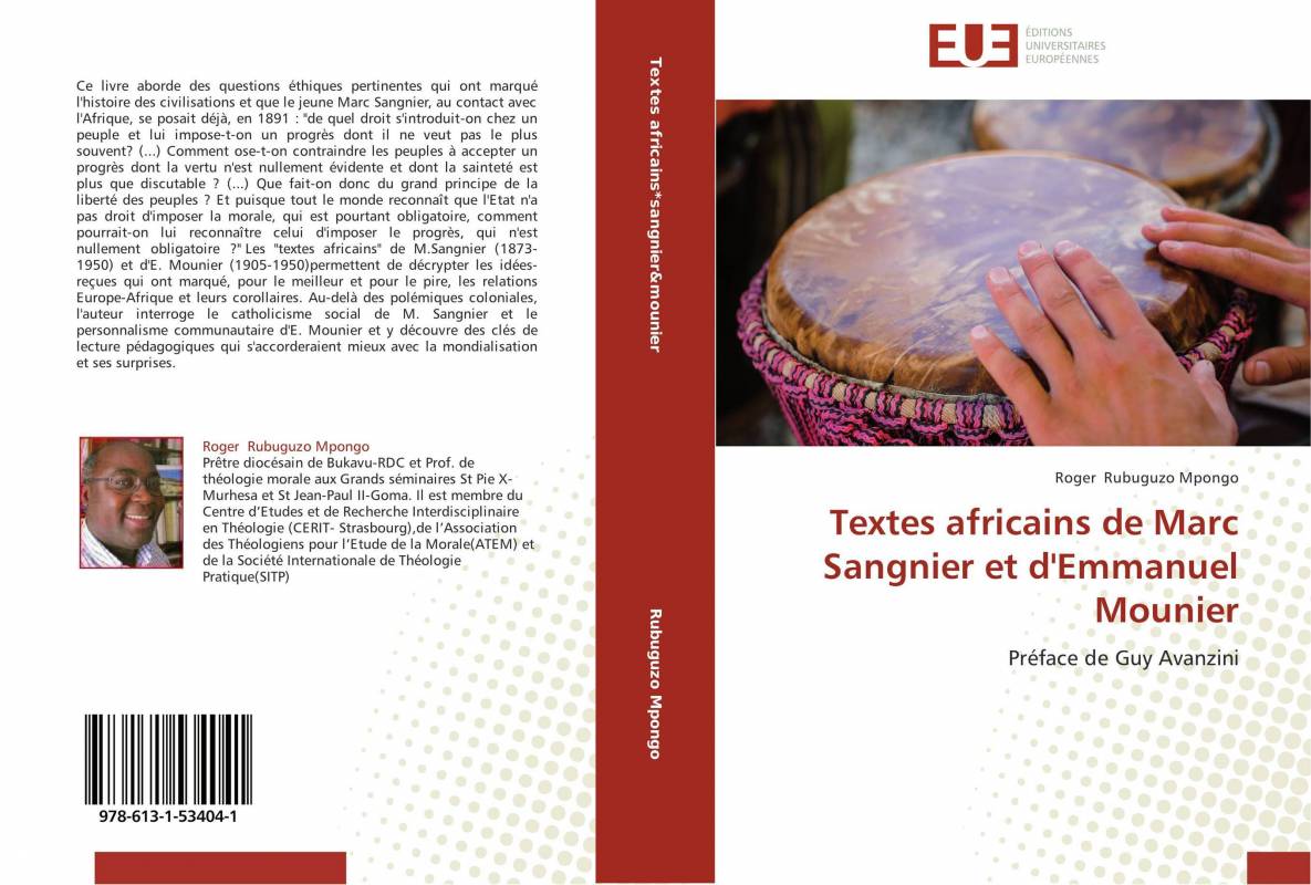 Textes africains de Marc Sangnier et d'Emmanuel Mounier