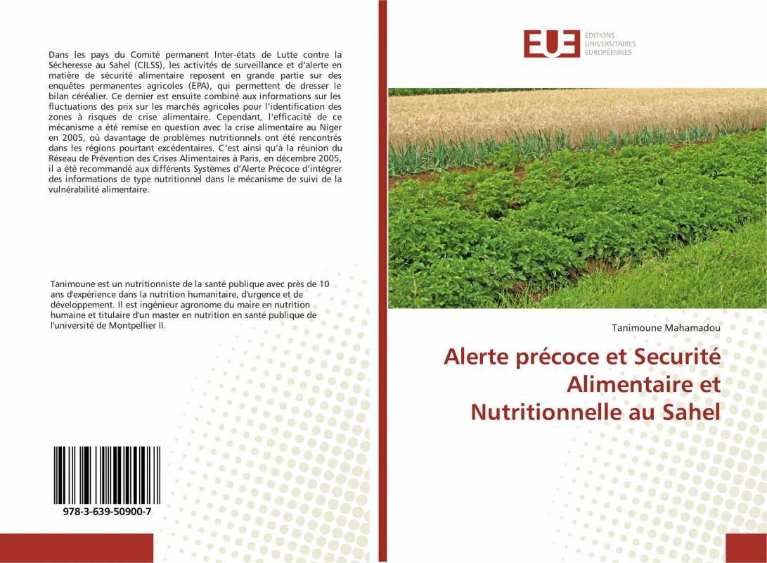 Alerte précoce et Securité Alimentaire et Nutritionnelle au Sahel