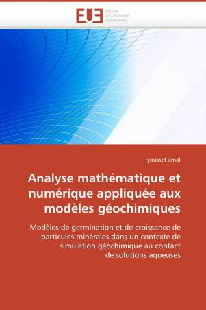 Analyse mathématique et numérique appliquée aux modèles géochimiques