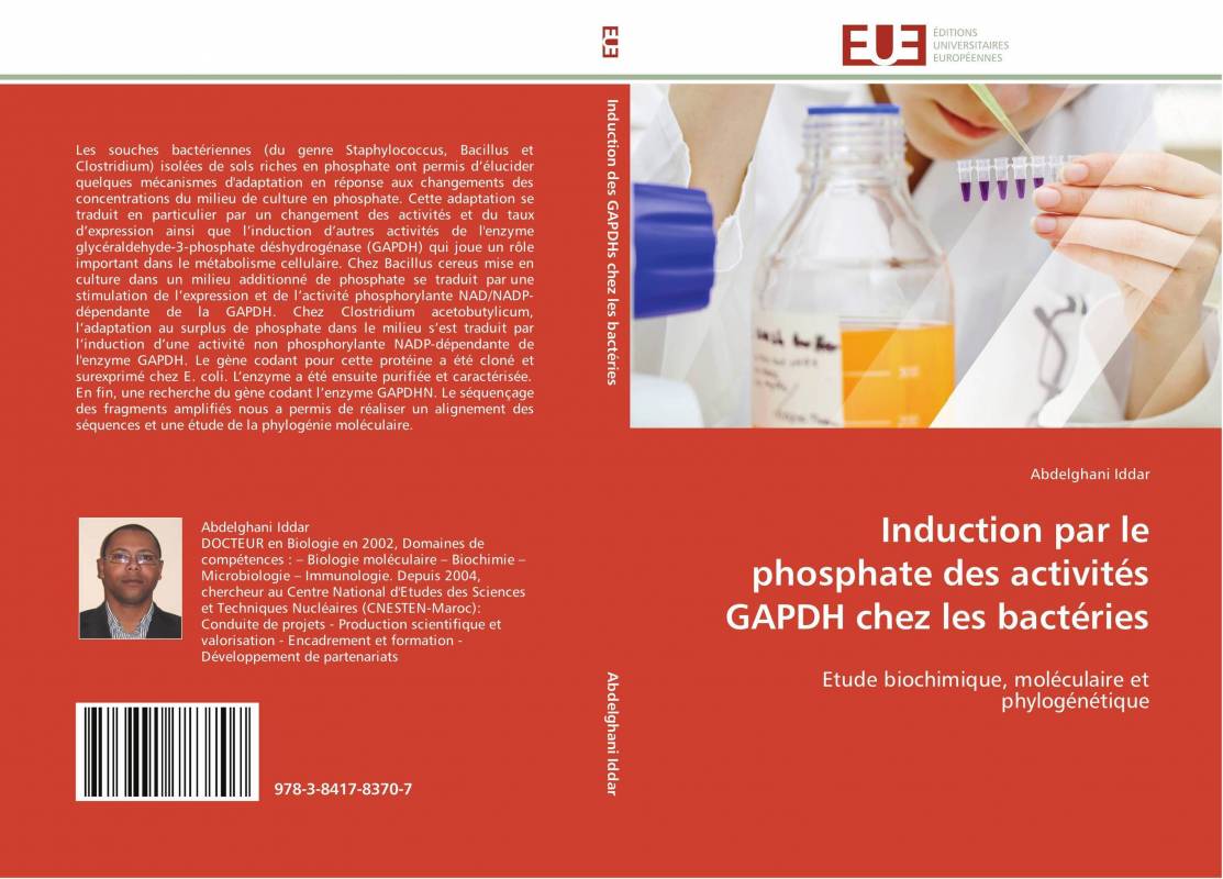 Induction par le phosphate des activités GAPDH chez les bactéries