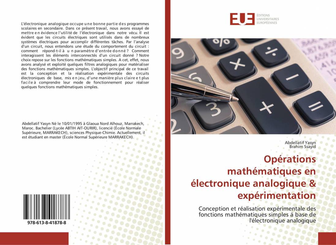 Opérations mathématiques en électronique analogique & expérimentation