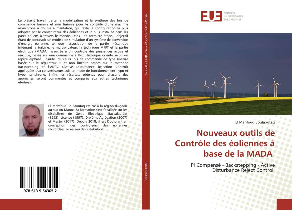 Nouveaux outils de Contrôle des éoliennes à base de la MADA