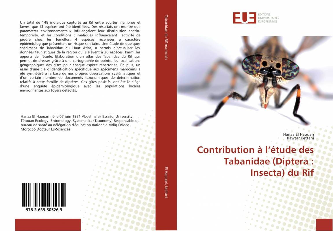 Contribution à l’étude des Tabanidae (Diptera : Insecta) du Rif