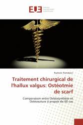 Traitement chirurgical de l'hallux valgus: Ostéotmie de scarf