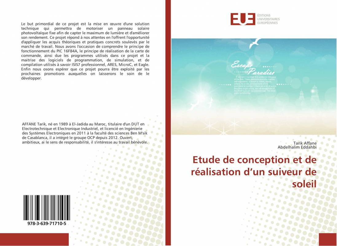 Etude de conception et de réalisation d’un suiveur de soleil