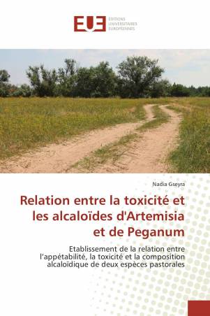 Relation entre la toxicité et les alcaloïdes d&#039;Artemisia et de Peganum