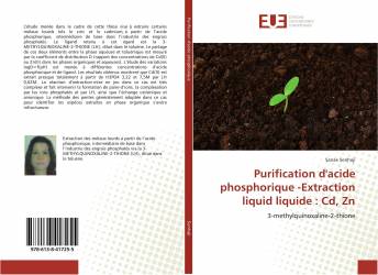 Purification d'acide phosphorique -Extraction liquid liquide : Cd, Zn
