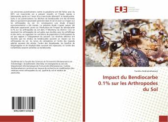 Impact du Bendiocarbe 0.1% sur les Arthropodes du Sol